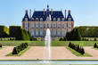 Chateau de Sceaux inside parc de Sceaux in summer - Hauts-de-Seine, France.