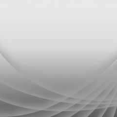 Wall Mural - abstract modern grey white wave pattern line art background frame with empty space for your text.