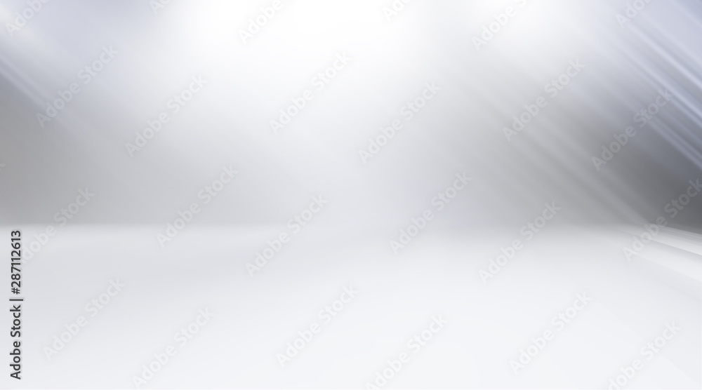 Soft gray empty perspective floor room studio gradient with backdrop ...