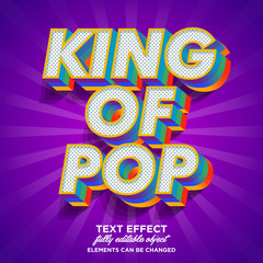 Poster - Colorful 3D pop art font effect