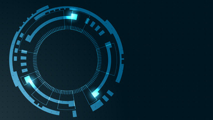 Aufkleber - Abstract Digital background.Business growth transformation to digital and Successful financial technology.