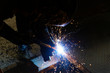 © timallenphoto - Metal worker welding customer order together.