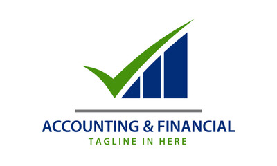 Accounting and financial logo 