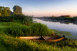 Rzeka Narew o poranku, Podlasie, Polska