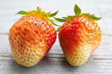 Unripe Strawberries