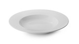 Fototapeta Mapy - white plate on white background