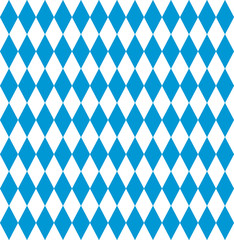 Wall Mural - Bavarian flag seamless pattern for oktoberfest