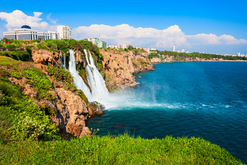 Wall Mural - Duden waterfall park in Antalya