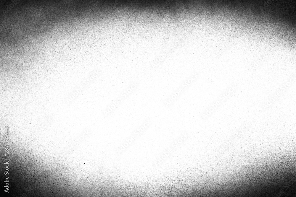 Vintage black and white noise texture. Abstract splattered background for vignette. - obrazy, fototapety, plakaty 