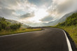© Lukas Gojda - Asphalt road in Dolomites in a summer day, Italy.