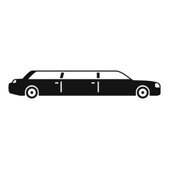 Sticker - Business limousine icon. Simple illustration of business limousine vector icon for web design isolated on white background