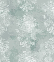 Wall Mural - Baroque ornament Vector. Luxury watercolor trendy texture. Vintage retro old styles