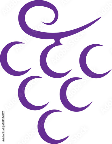 ブドウイラストアイコン Stock Vector Adobe Stock ブドウイラストアイコン Stock Vector Adobe Stock