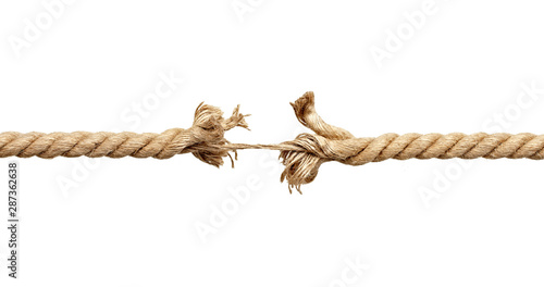 string rope cord pressure broken stress Tableau sur Toile