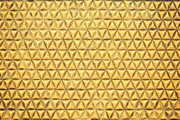 Aufkleber - gold geometric texture metal wall pattern design abstract luxury decorative interior modern mosaic tile