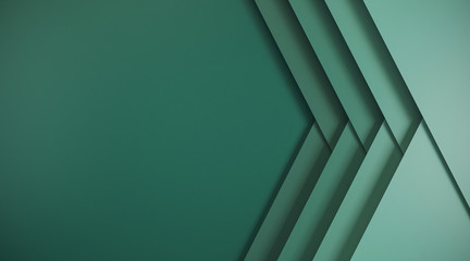 Abstract green web banner