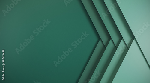 Abstract green web banner