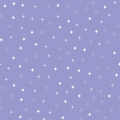 Wall Mural - Cute cartoon stars pattern