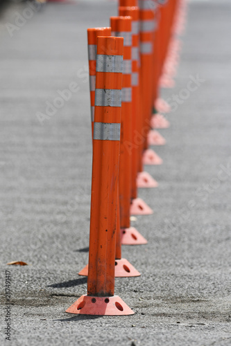 歩道の安全ポール Stock 写真 Adobe Stock