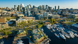 © adonis_abril - Aerial footage of the Seattle Skyline