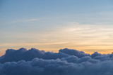 Fototapeta Niebo - Beautiful sky and clouds before sunset