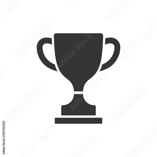 Fotomural vector icon trophy cup isolated on white