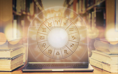 Wall Mural - zodiac sign horoscope astrology and constellation study for foretell and fortune telling education c