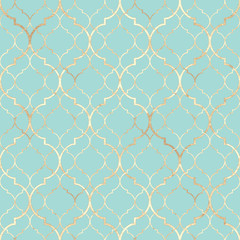 Wall Mural - Abstract geometric seamless pattern. Oriental tiles. Vintage texture