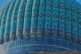 Fototapeta Paryż - Ornaments blue domes. Blue domes of Samarkand