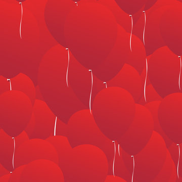 It chapter two Red balloons pattern, seamless balloons background. eps10 penivais red wallpaper