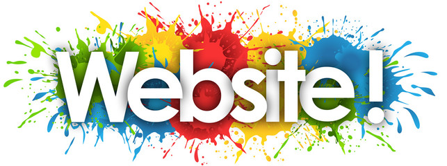 Wall Mural - website in splash’s background
