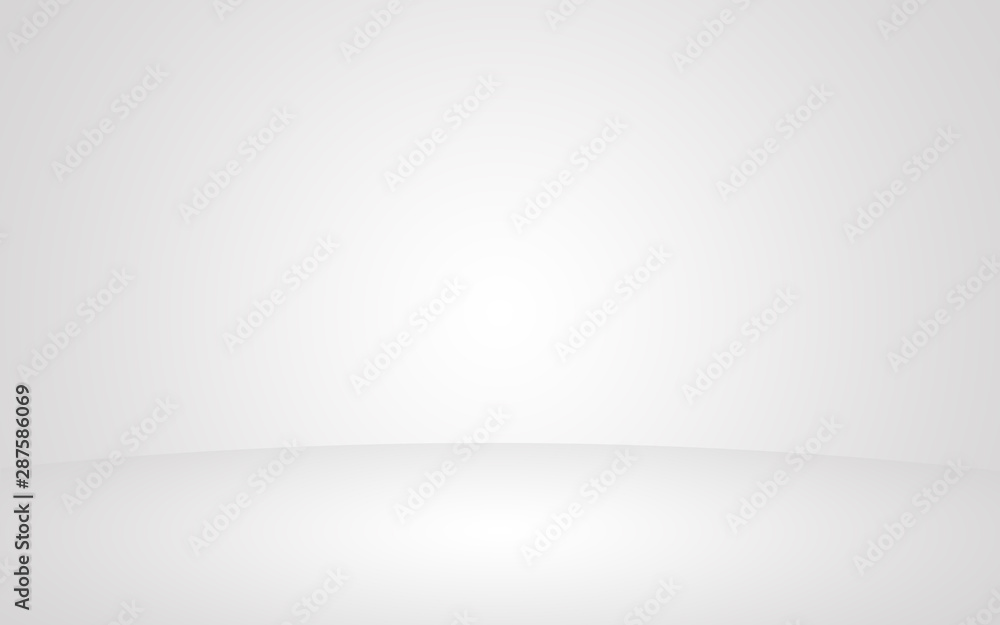 Gray empty room studio gradient with spotlight used for background and ...
