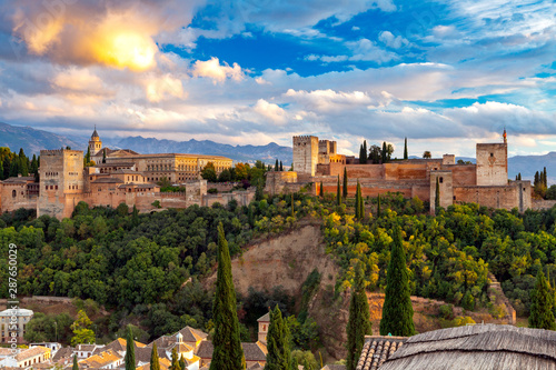 Fotografía Granada. The fortress and palace complex Alhambra.