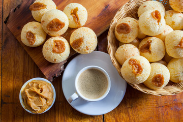 Brazilian snack cheese bread