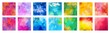 Big set of bright colorful watercolor background for poster, brochure or flyer