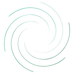 Poster - Abstract spiral, twist. Radial swirl, twirl curvy, wavy lines element. Circular, concentric loop pattern. Revolve, whirl design. Whirlwind, whirlpool illustration