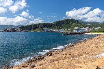 Wall Mural - Beautiful landscape at Yehliu Geopark, New Taipei city