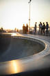 Venice Beach Skatepark Sunset