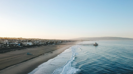 Manhattan Beach Pier Aerial