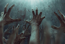Bloody Zombie Hands, Halooween Theme
