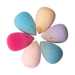 Sticker - Kit of used beauty sponges