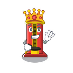 Wall Mural - King hammer game machine with the cartoon