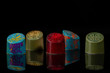 © Olha Afanasieva - Modern chocolate candy collection on black background