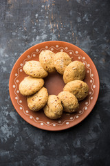 Nan khatai or Nankhatai is an authentic Indian sweet and savory eggless cookie loaded with dry fruits 