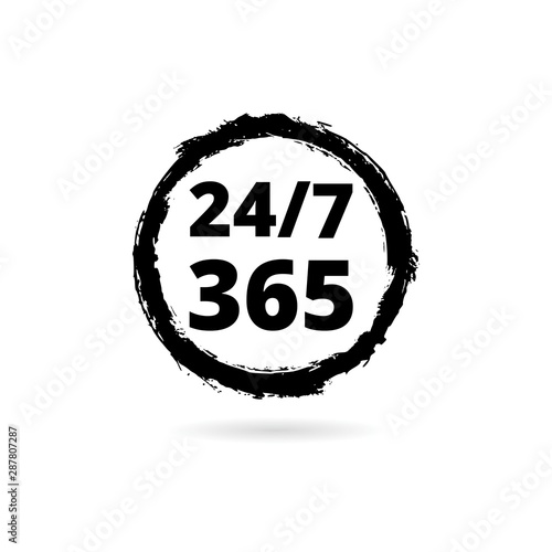 24 7 Hours And 365 Days Icon Any Time Working Service Or Support Symbol Stock Illustration Adobe Stock 24 7 Hours And 365 Days Icon Any Time Working Service Or Support Symbol Stock Illustration Adobe Stock