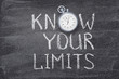 know your limits watch