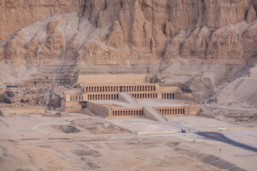 Canvas Print - Aerial view of Hatshepsut Temple, Luxor, Egypt