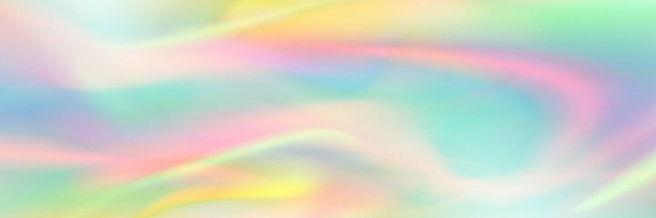 horizontal abstract pastel holographic texture design for pattern and background