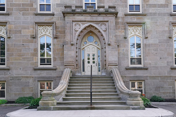 Poster - Front steps of former Bishop's Palace,  Charlottetown, Prince Edward Island