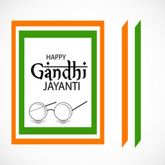 Canvas Print - Happy Gandhi Jayanti